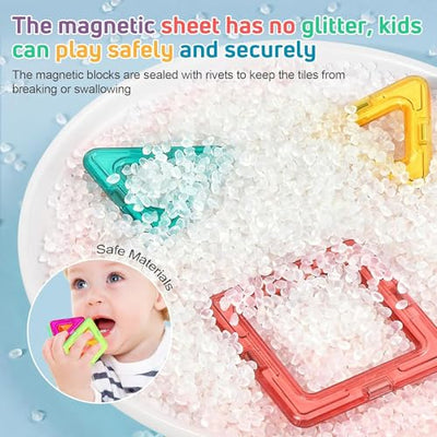 Magnetic building blocks 121 pieces magnetic building blocks magnets children magnetic toys for children