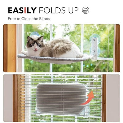 Cat hammock window seats for cats Foldable cat bed window with Stable suction cups