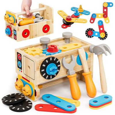 Castle toolbox children's workbench children's toys