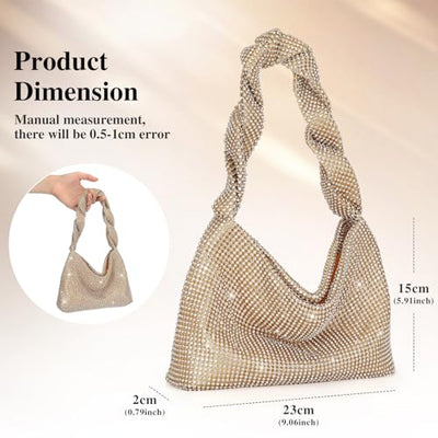 Abendtasche Kupplung Umhängetasche kleine Pailletten Handtasche Umhängetasche Kettentasche für Hochzeit Party Disco