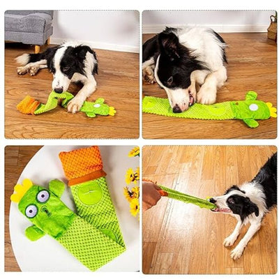 Intelligence Toy for Dogs, Squeaky Puppy Toy, Sniffing Toy Dog