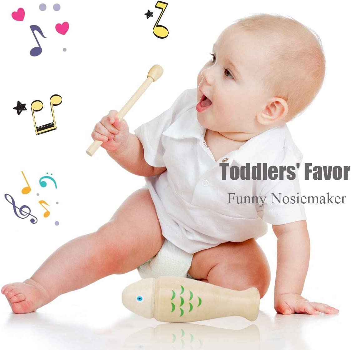 Set d'instruments de musique pour enfants, set de percussions en bois Schlagwerk Rhythm