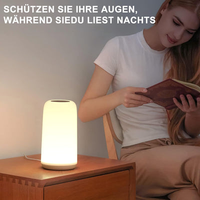 LED Bedside Lamp Touch Dimmable