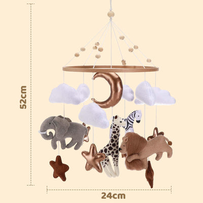 Mobile baby bed mobile baby pendant, wooden mobile baby wind chime