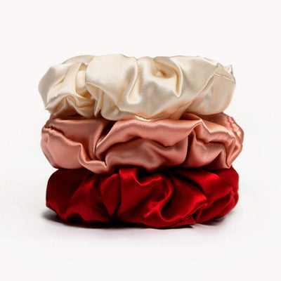 3 Pieces of Silk Hair Ties