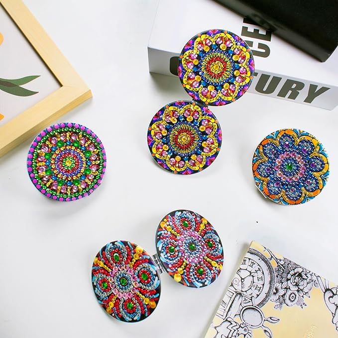 Miroir de poche 2 pièces Diamond Painting