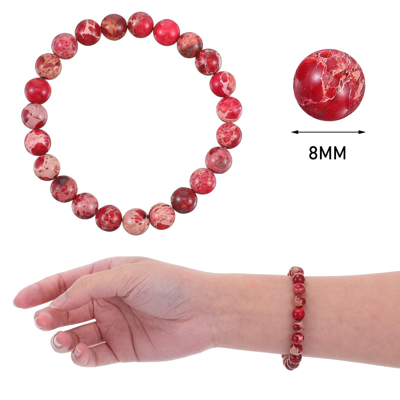 Bracelets en perles de pierre naturelle avec vos propres mains