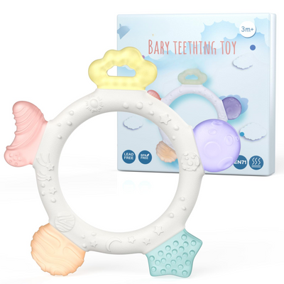 Beißring für Babys, BPA-freie Beißhilfe Baby