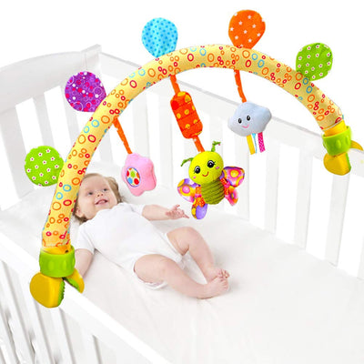 Travel arch bassinet toys for babies and toddlers, strollers and baby carriages, activity toys for indoor and outdoor development