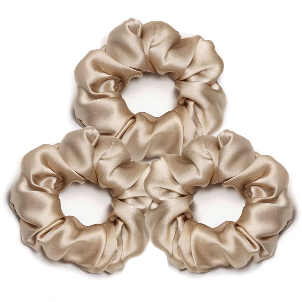 3 Pieces of Silk Hair Ties