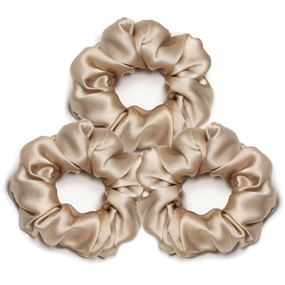 3 Pieces of Silk Hair Ties