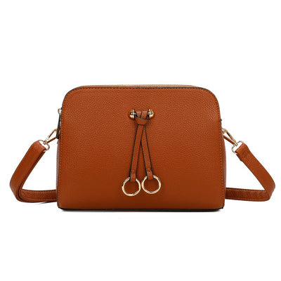 Sac à Bandoulière Solide en Cuir PU