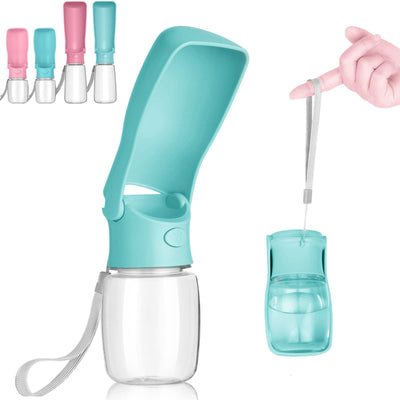 Foldable water bottle for dogs on the go
