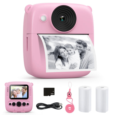 Kids camera instant camera, instant camera kids with card & printing paper