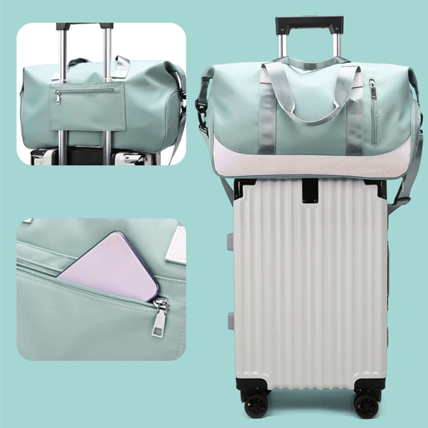 Sporttasche Reisetasche mit Schuhfach und Nassfach