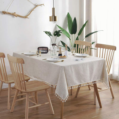 Tablecloth Cotton Linen Tablecloth Suitable for Home