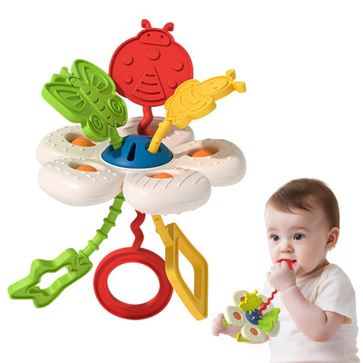 Baby-Sensoren , Silikon-Kordelzug Motorische Aktivität Pop Kids