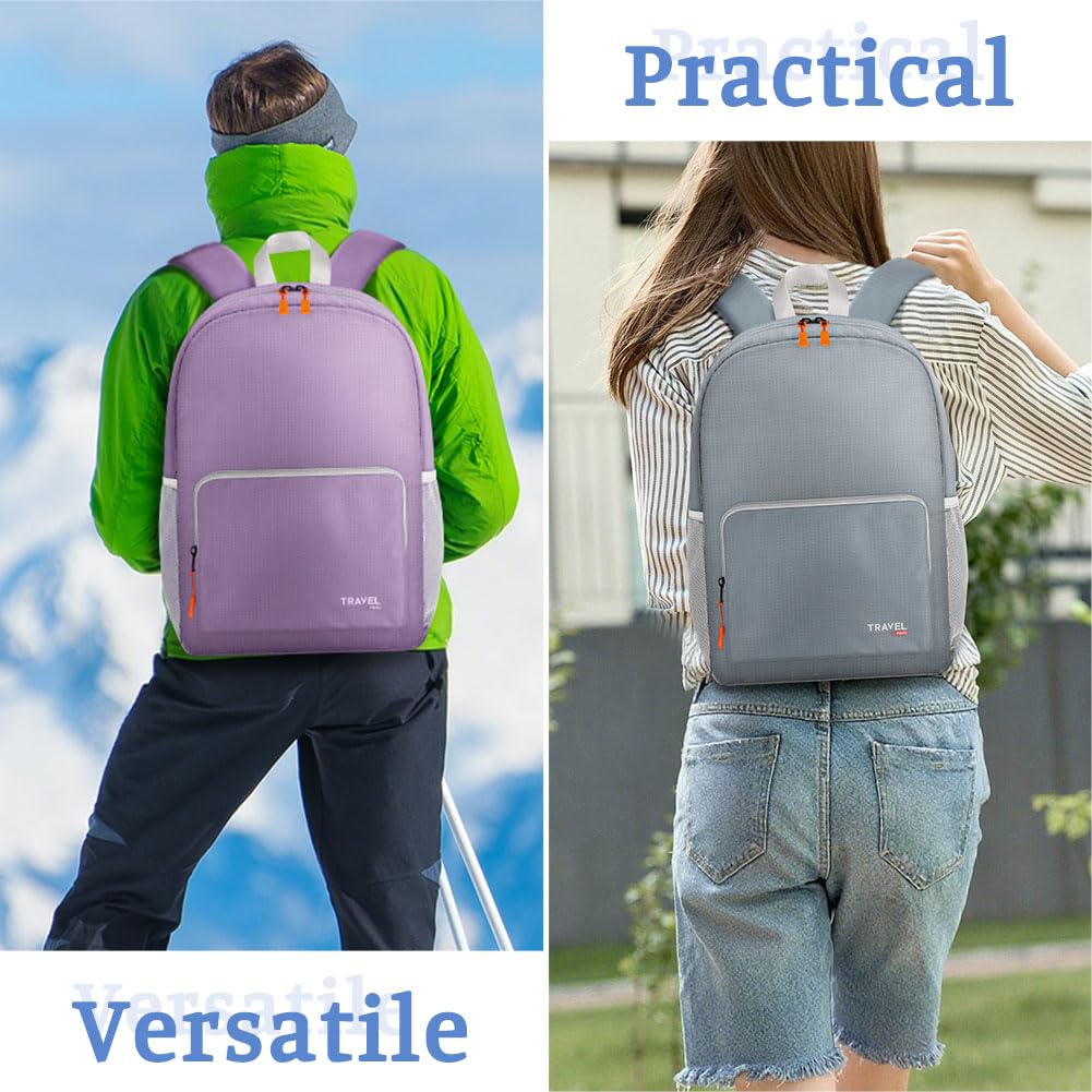 Sac à dos, Sac à dos de randonnée Ultraléger 17L, Sac à dos de Voyage étanche, Sac à dos pour la Randonnée, les Voyages, le cyclisme et l'escalade