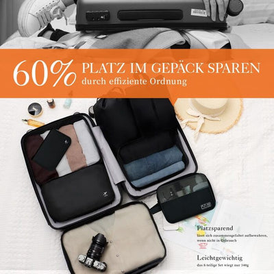 Koffer-Organizer, 8-in-1-Set Gepäck-Organizer