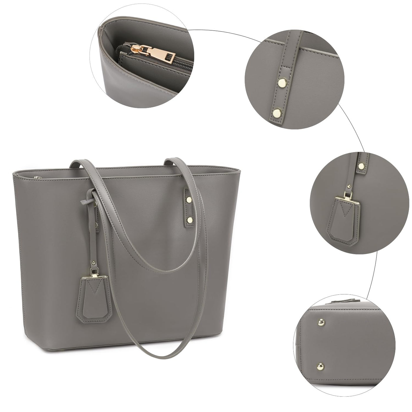 Large Capacity Work Bags with Zipper