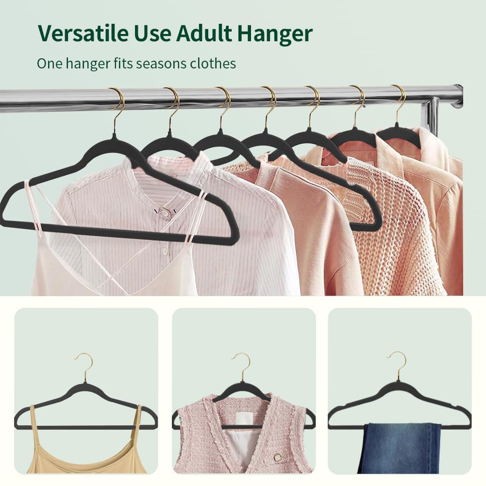 36-Pack velvet Hangers