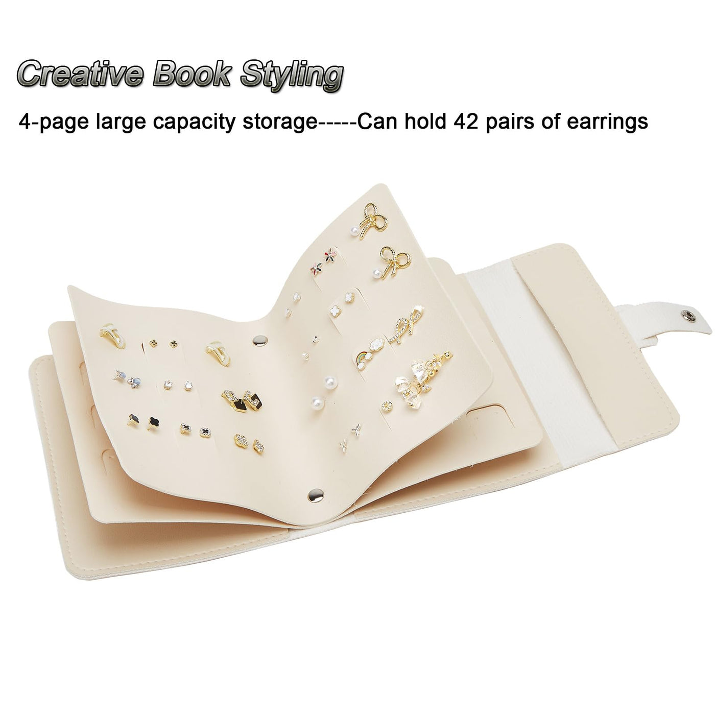 Rangement de boucles d'oreilles Pochette pour boucles d'oreilles Petits sacs de rangement de livres