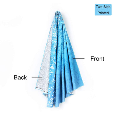 Serviette de plage en Microfibre avec Sac