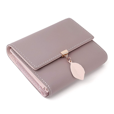 Portemonnaie aus glattem und weichem Kunstleder Geldbörse kleines Portemonnaie mit vielen Fächern