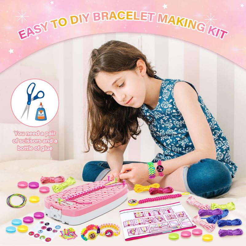 Friendship bracelet making kit,Arts & Crafts,DIY bracelet making kit,Toy gift