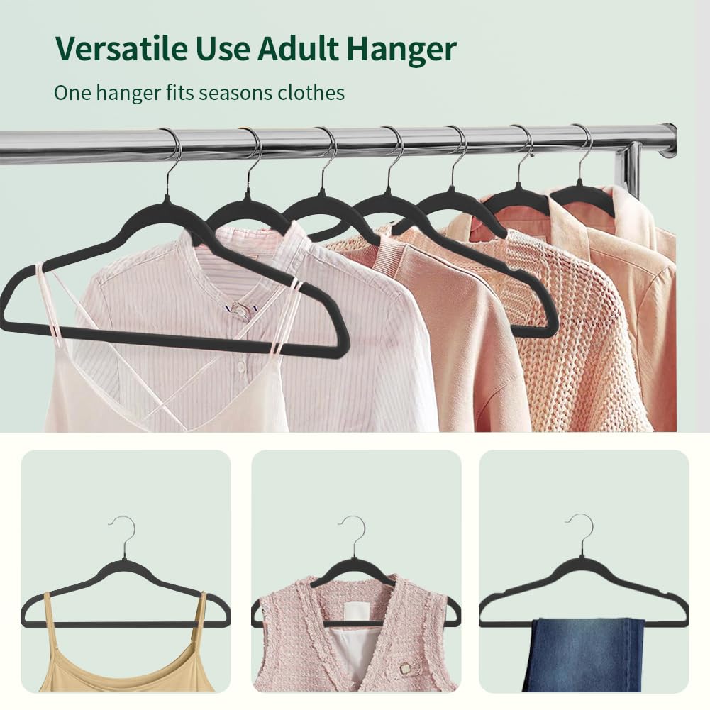 36-Pack velvet Hangers