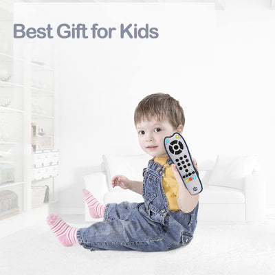Baby Realistische TV-Fernbedienung Spiel mit Licht und Ton, Upgrade Einstellbare Lautsprecher