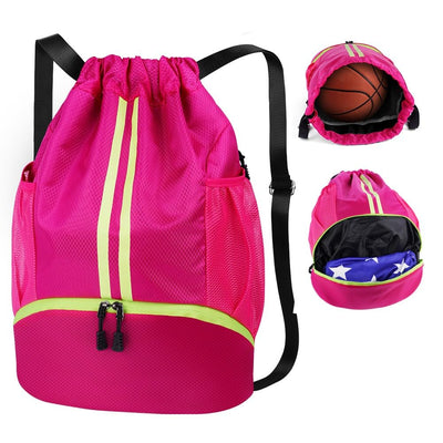 Fashion sports backpacks, gym bag, large capacity drawstring sports bag