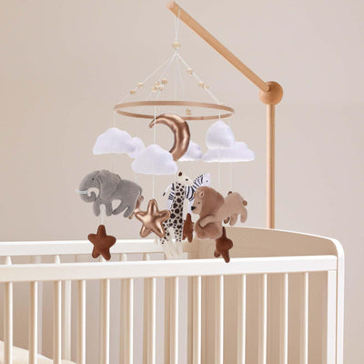 Mobile baby bed mobile baby pendant, wooden mobile baby wind chime