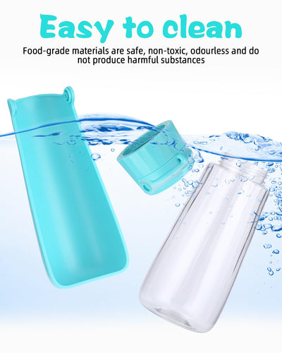 Portable Pet Drinking Bottle, foldable Design