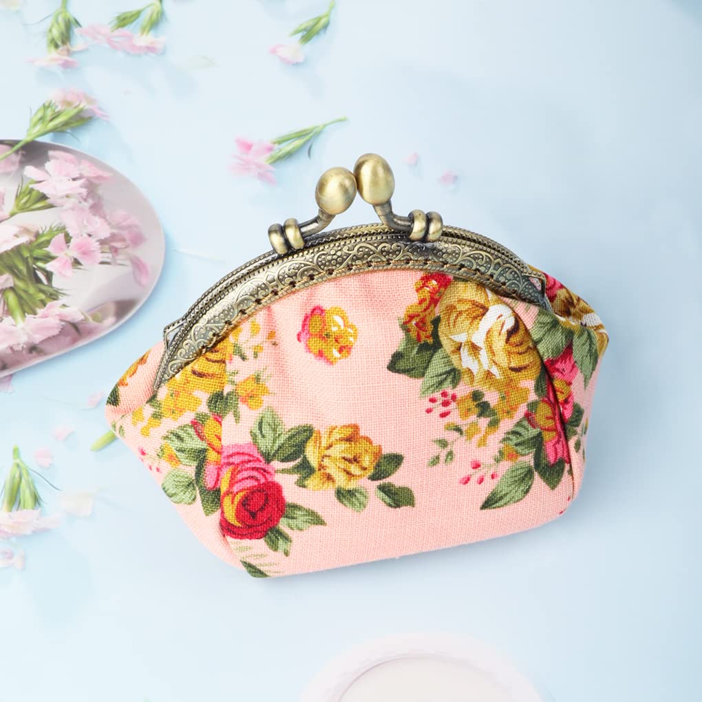 Porte-monnaie floral Porte-monnaie Retro Bag