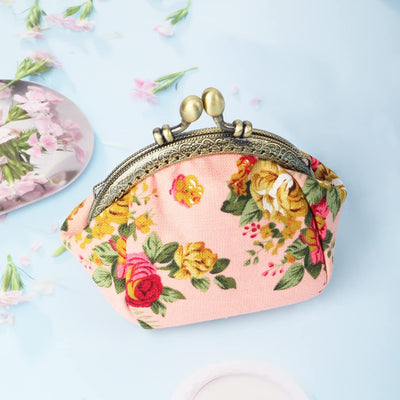 Porte-monnaie floral Porte-monnaie Retro Bag