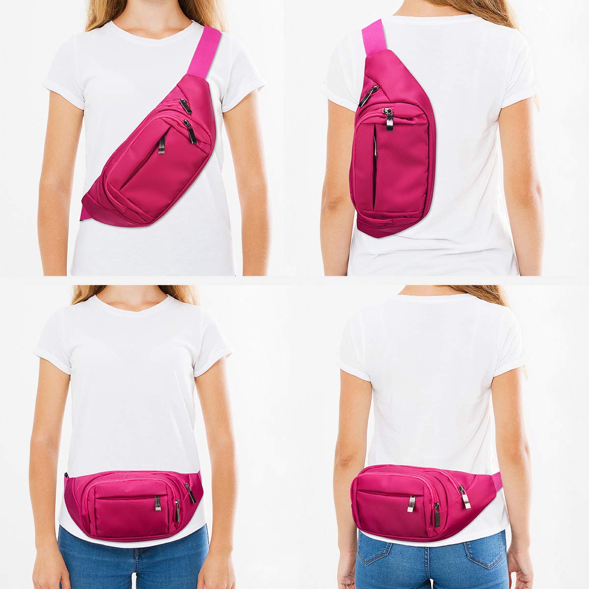 Ceinture Sac de taille étanche de grande capacité