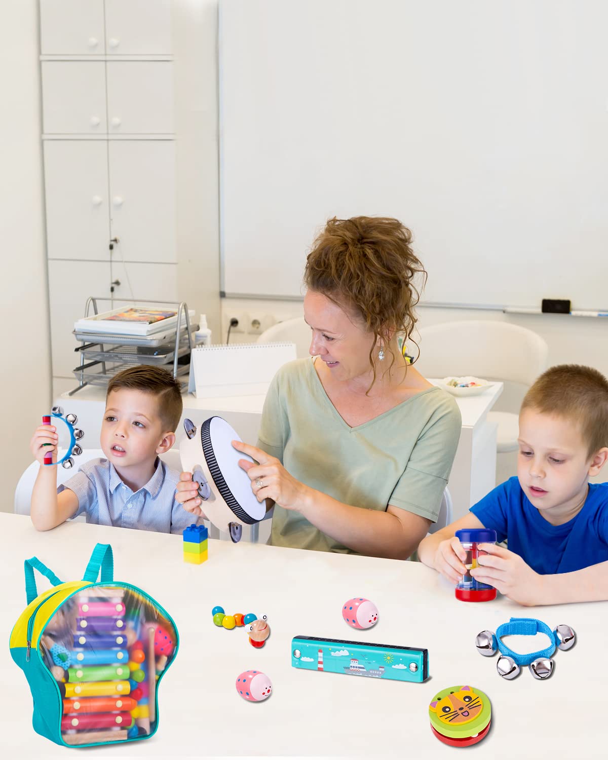 Musical Instruments For Kids 32PCS Musical Instruments Set, Percussion Rhythm Toys Music