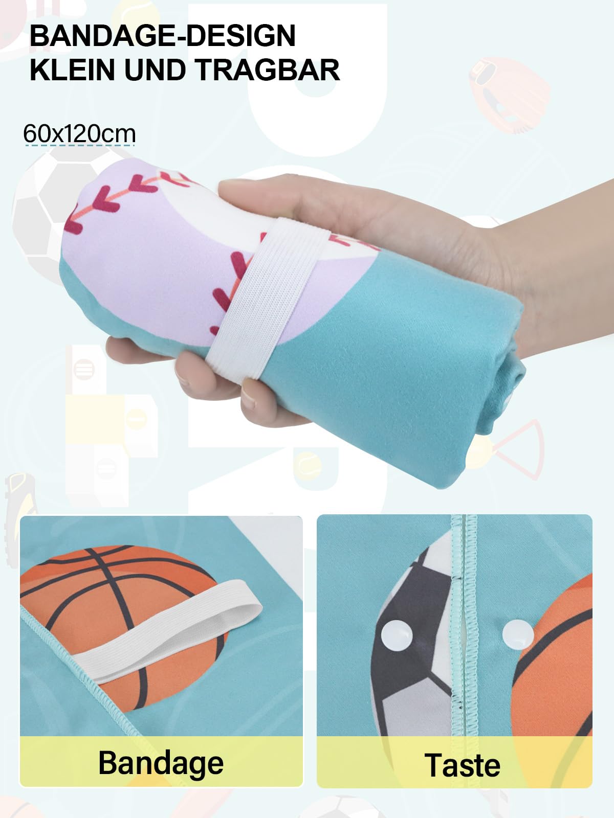 Serviettes de plage à séchage rapide