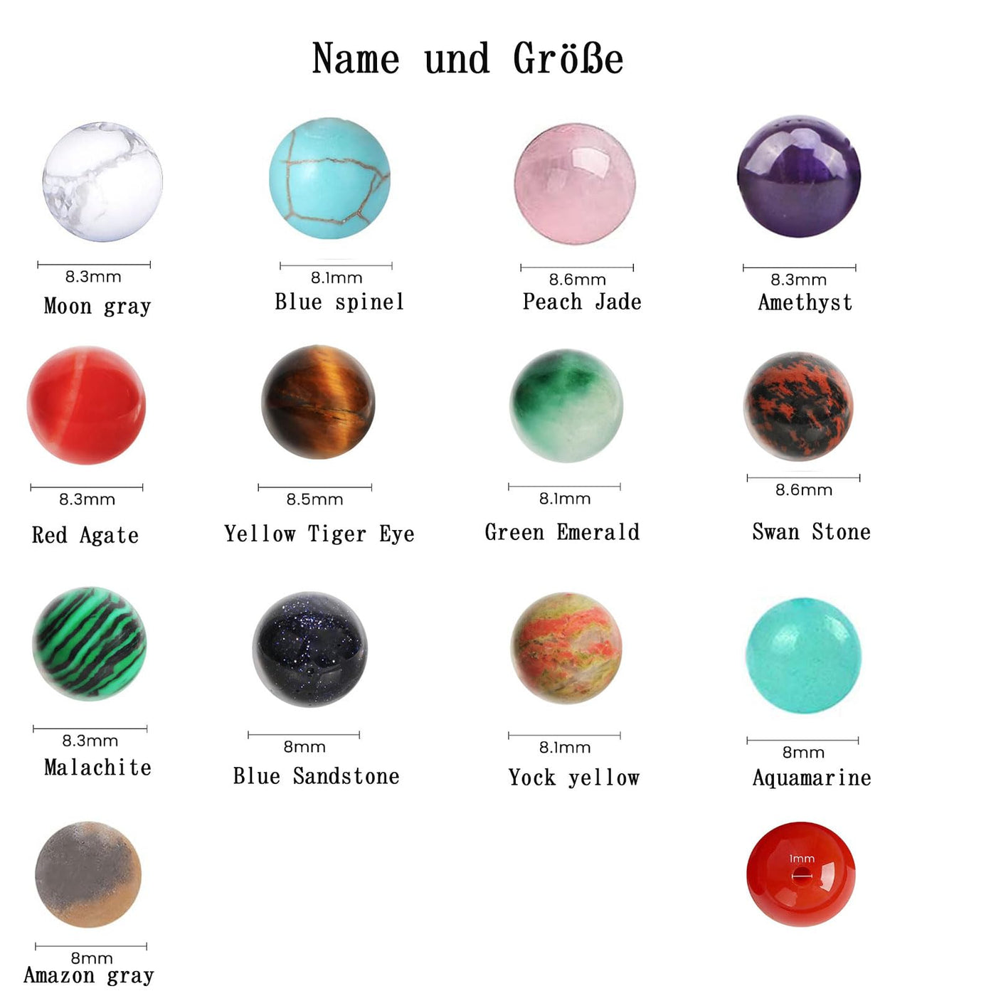 Natural Gemstone Beads