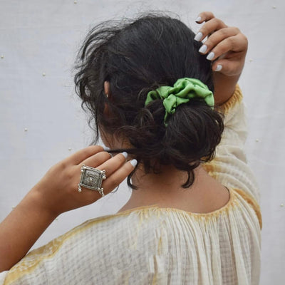 3 Pieces of Silk Hair Ties