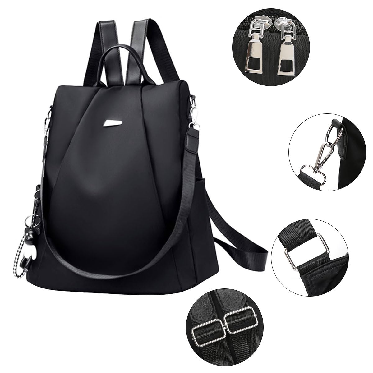 Backpack Elegant, anti theft backpack, small backpack, city backpack modern for school work travel