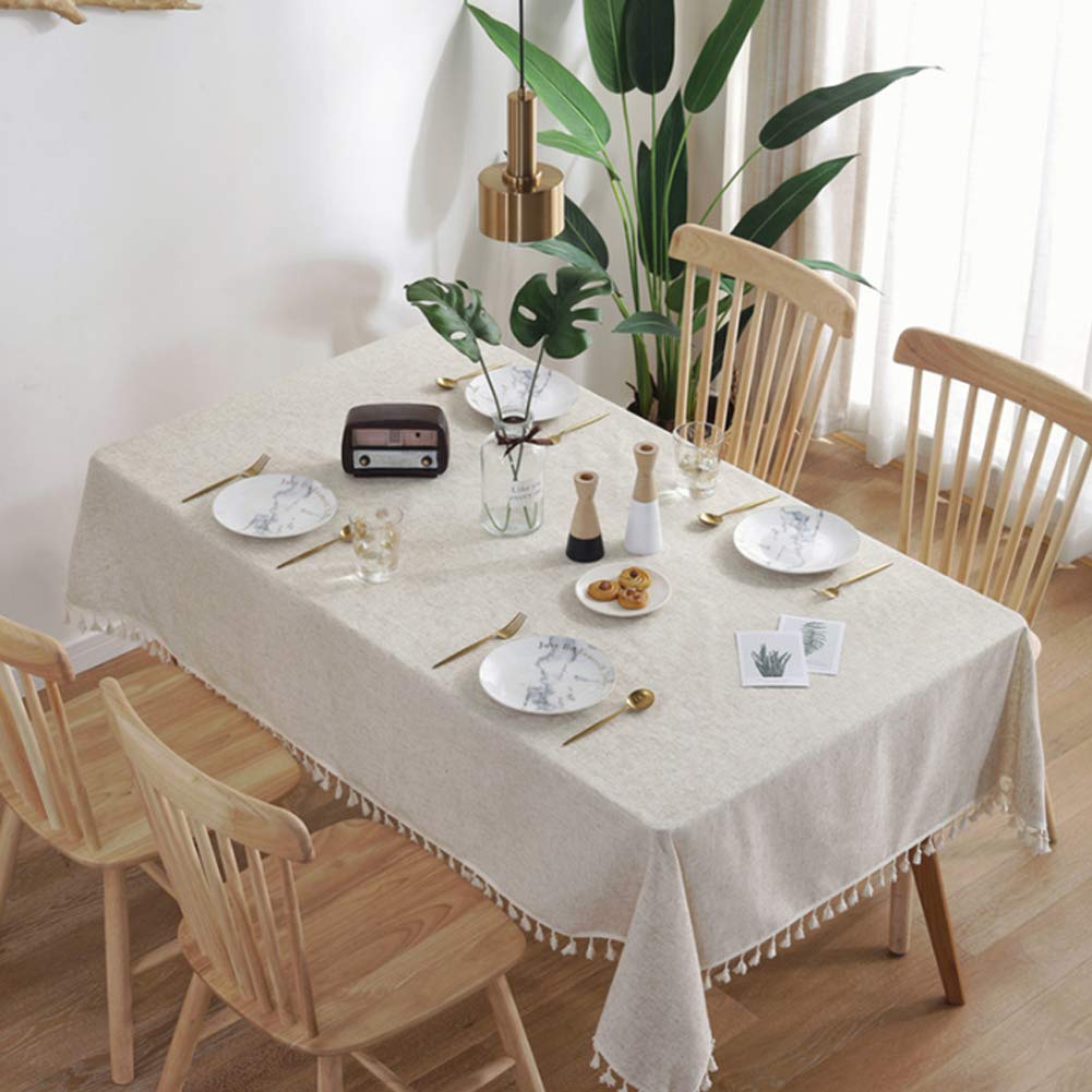 Tablecloth Cotton Linen Tablecloth Suitable for Home