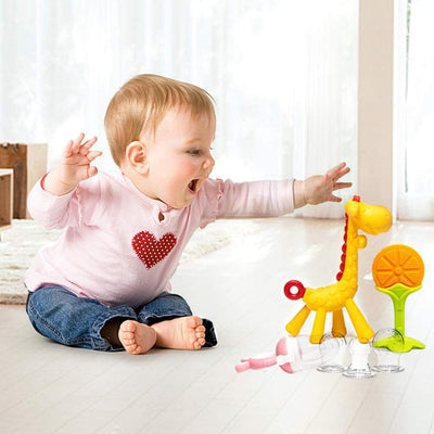 Beißring für Babys 6 Stück Beißring Spielzeug