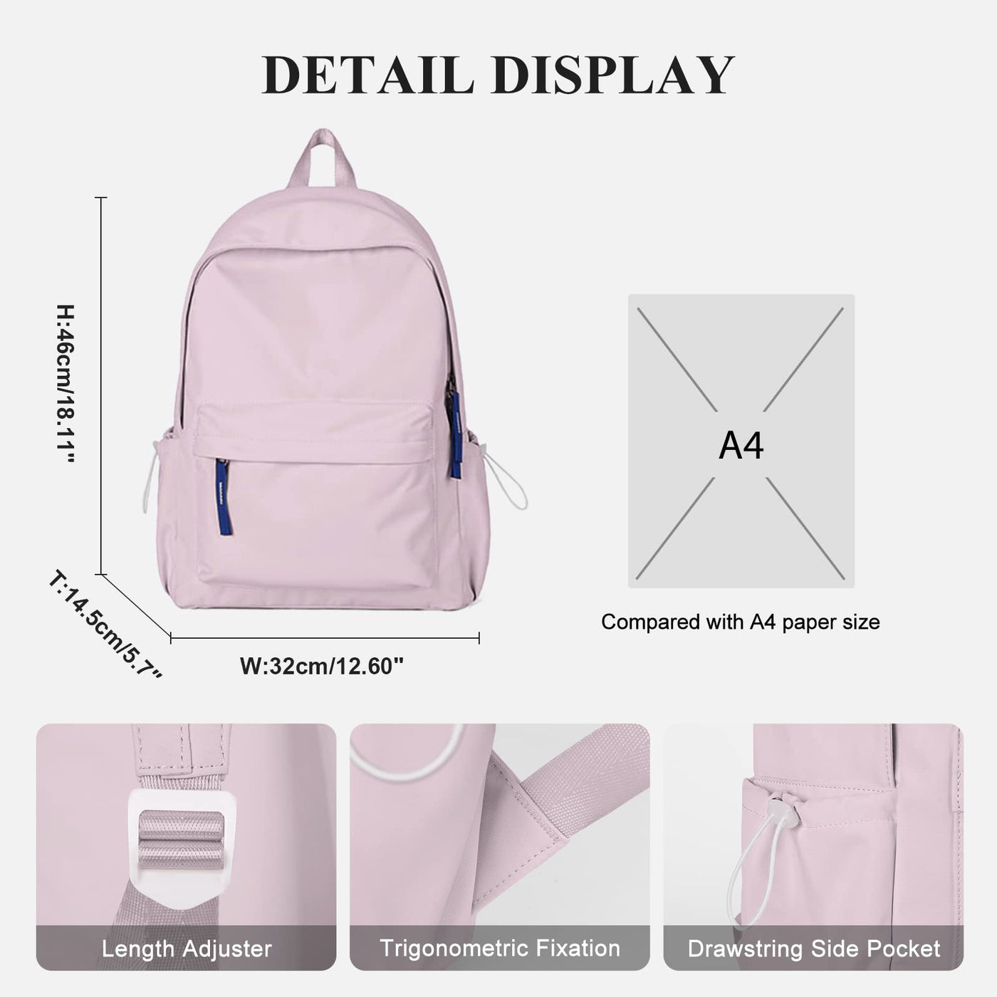 School Backpack , Causal Travel School Bags 1 Backpack Lightweight Backpack Water Repellent