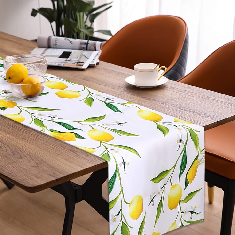 Chemin de table aspect lin Chemin de table lavable