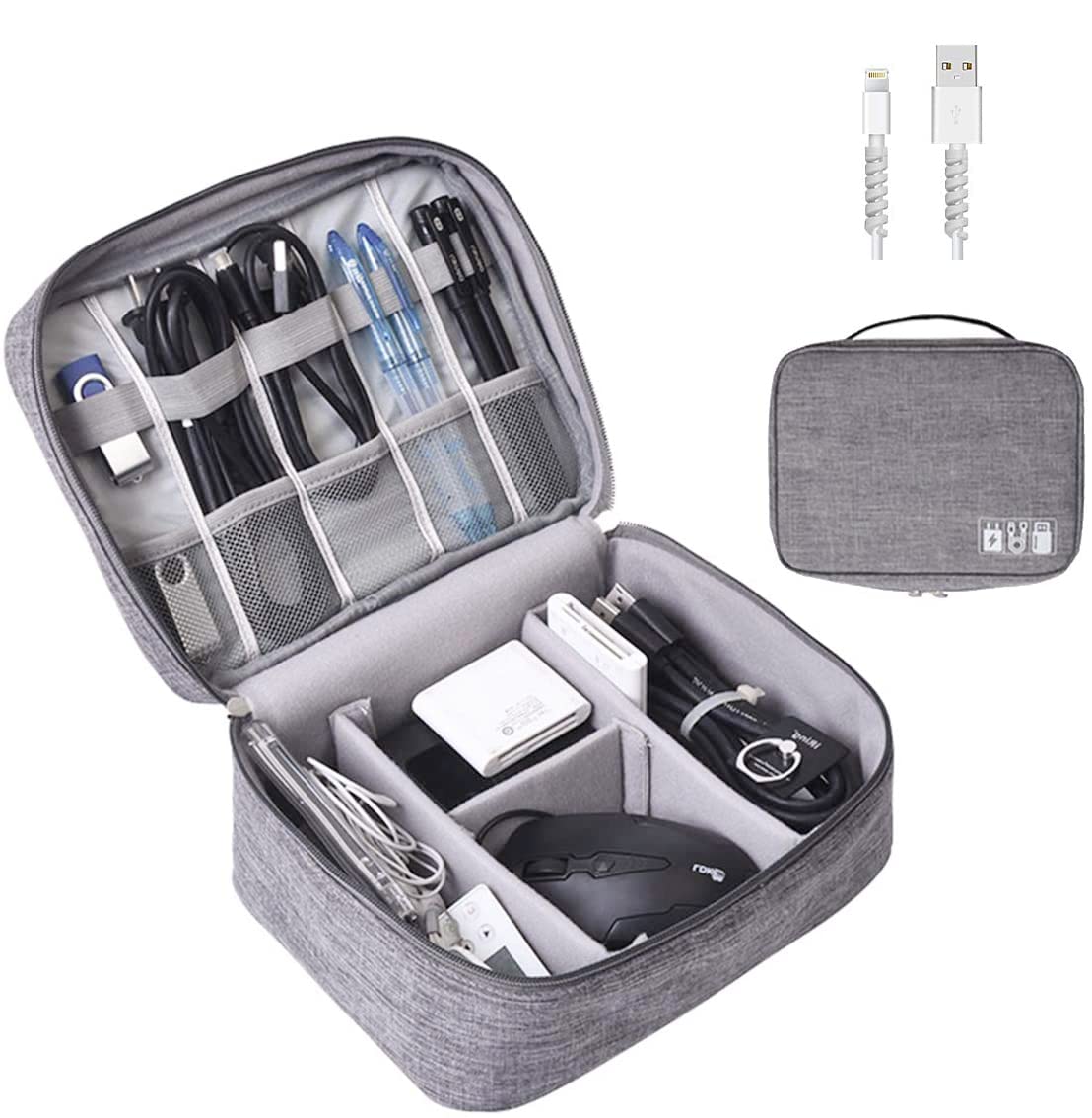 Cable bag Cable organizer Cable case Electronic accessories Organizer bag Universal bag for bag accessories