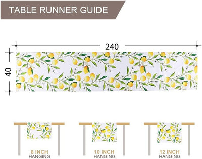 Chemin de table en lin Chemin de table lavable