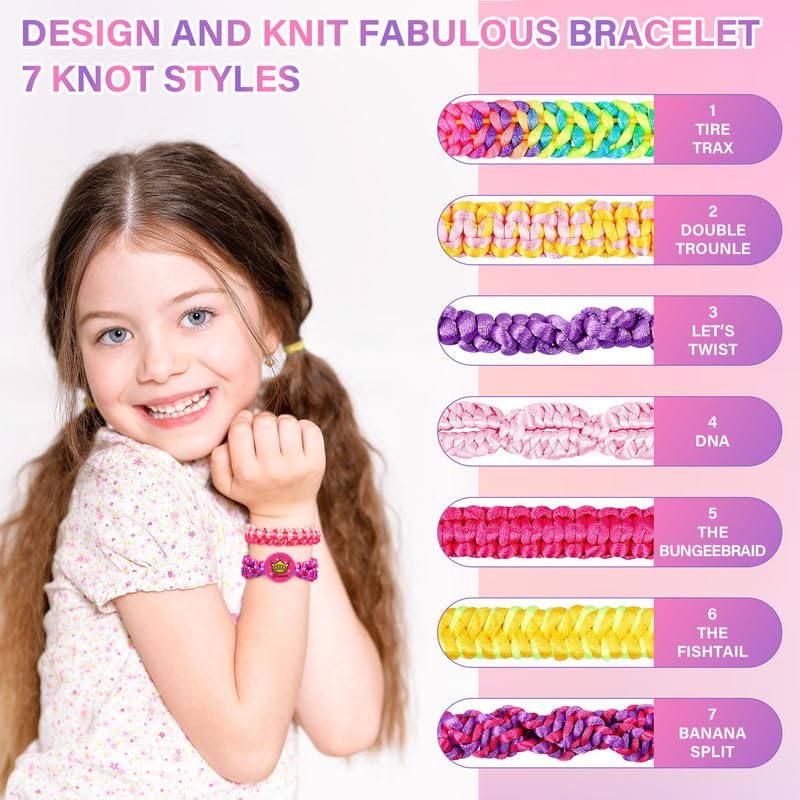 Friendship bracelet making kit,Arts & Crafts,DIY bracelet making kit,Toy gift