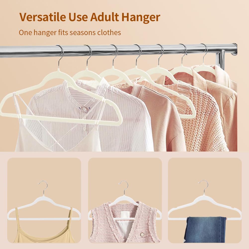 36-Pack velvet Hangers